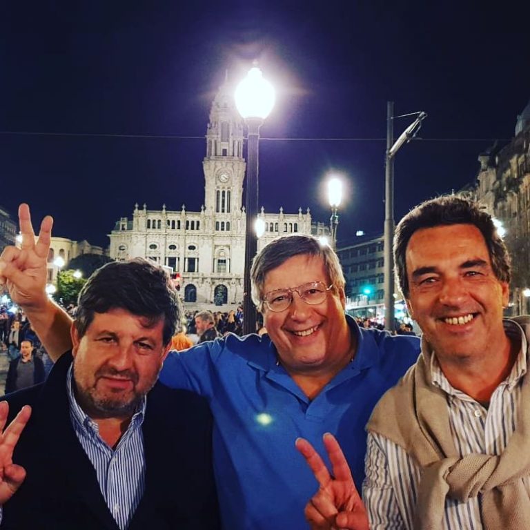 Jornalista da CNN e empresário envolvidos em alegada fraude Manuel Serrão e jornalista Júlio Magalhães